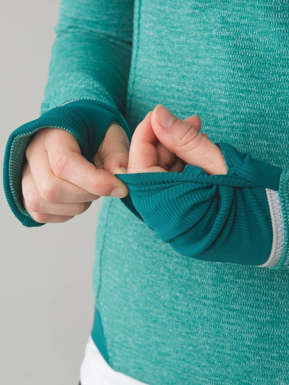 Lululemon Runderful 1/2 Zip, Color Mini Check Pique Hunter Green Size 4